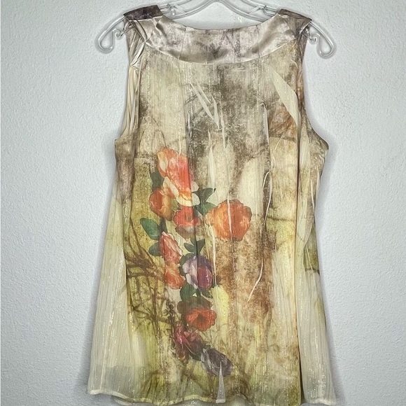 Lane Bryant Sleeveless Floral Top - Picture 3 of 4